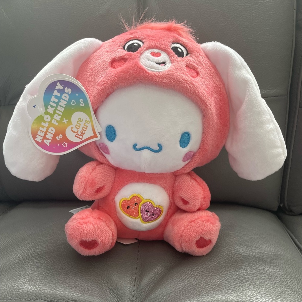 Care Bears x Hello Kitty and Friends Cinnamoroll 9” plush NWT